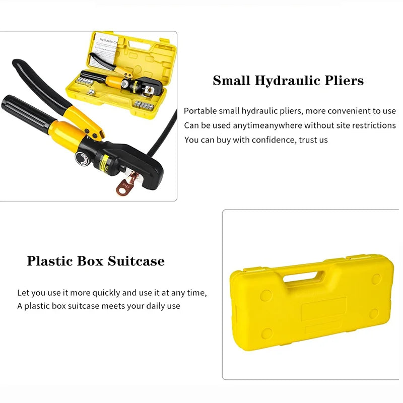 Pince à sertir hydraulique 4-70 mm2 YQK-70 pression 8T outils hydrauliques domestiques pince hydraulique bricolage pince à sertir Terminal de câble