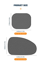 SEAMETAL pare-soleil de voiture rideau de fenêtre latérale avant fenêtre arrière pare-soleil été UV blocage ventouse rideaux de Protection solaire de voiture