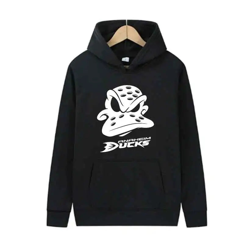 Sports de plein air Jogging à capuche canards imprimer tendances de la mode hauts automne hommes décontracté Streetwear pull printemps unisexe vêtements