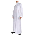 Hommes décontracté caftan ample musulman Thobe Jubba Dishdasha Thawb Robe islamique Abaya arabe couleur unie Robe