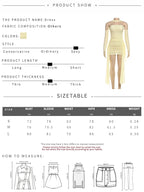 Kliou – Mini robe en maille Simple pour femmes, mode, couleur unie, sans bretelles, rubans, pompon, façonnant le corps, gants à manches longues