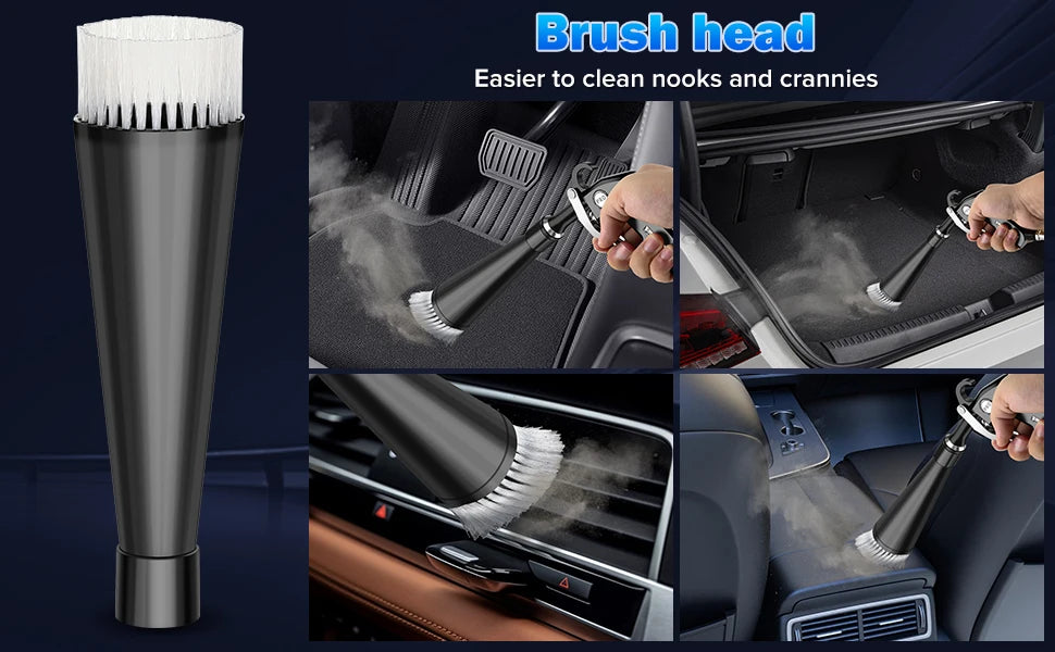 Pistolet de nettoyage de voiture haute pression, pistolet à air comprimé pour le detailing automobile, lavage à sec, outils professionnels de nettoyage intérieur de voiture