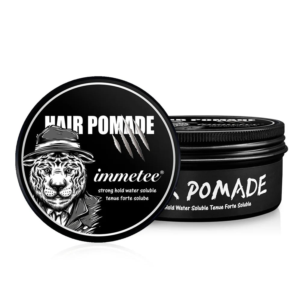 Cire capillaire parfumée pour hommes |   Contrôle du bord à forte tenue Volume naturel |   Non gras à base d'eau sans frisottis |   Cre de coiffure Flyaway