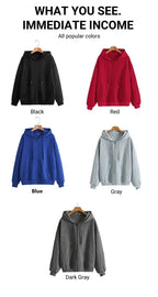 Surdimensionné sweat à capuche pour femme décontracté solide fermeture éclair sweat à capuche Harajuku coréen lâche Couple veste à capuche manteau Streetwear