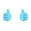Crochet de décoration murale auto-adhésif en Silicone, 2 pièces, crochet créatif pour clé à pouce, Clip de câble de données pour maison/bureau, organisateur de bureau en fil