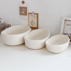Mir de rangement en cordon de coton tissé à la main, boîte nar, dessus de table, cosmétiques officiels, collation, porche