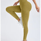 Leggings de Yoga de ponçage en Nylon pour femmes, pantalons serrés sans couture, haute élasticité, Sexy, levage des hanches, pantalons d'entraînement, de course, de gymnastique