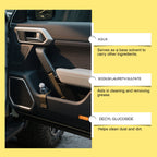 Nettoyant pour intérieur de voiture, élimine efficacement les taches de graisse de la poussière, nettoie les vernis du tableau de bord intérieur améliore la brillance, Agent de rénovation