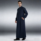 Vêtements modestes pour hommes musulmans : Jalabiya blanche, Thobe, Kurta arabe, Pyjama, Kaftan de Dubaï, Abaya, Jubba, Daffah, Dishdasha, Robe de prière