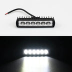 Phare de travail universel pour voiture, budgétaire haute luminosité, automobile tout-terrain, conduite de camion, feux de sauna antibrouillard, lampe de conduite DRL, 18W, 6 LED, 12V