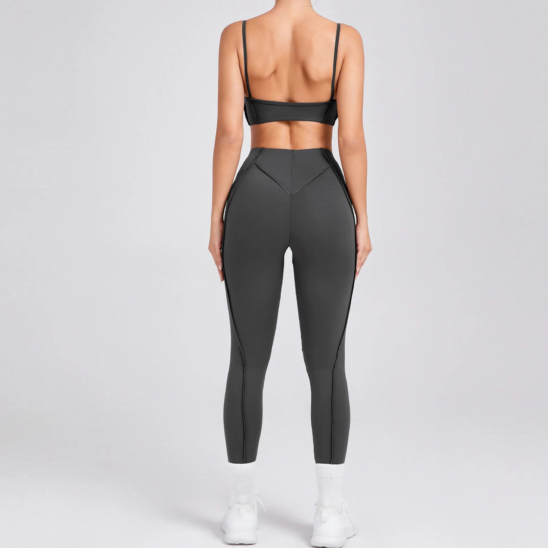 Ensemble de yoga pour femme, survêtement d'entraînement, legging athlétique imbibé, legging push-up de gym, soutien-gorge de fitness, vêtements de sport, vêtements actifs, nouveau