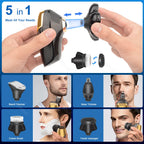Rasoir pour hommes rasoir électrique puissant tête chauve rasoir barbe machine à raser pour hommes rasoir mari cadeau petit ami