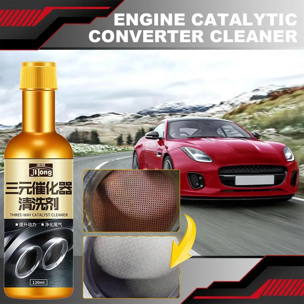 Agent de nettoyage catalytique à 3 voies pour moteur de voiture, dissolvant de carbone pour carburateur automobile, nettoyeur de moteur de 120ml, nettoyeur de convertisseur catalytique d'huile