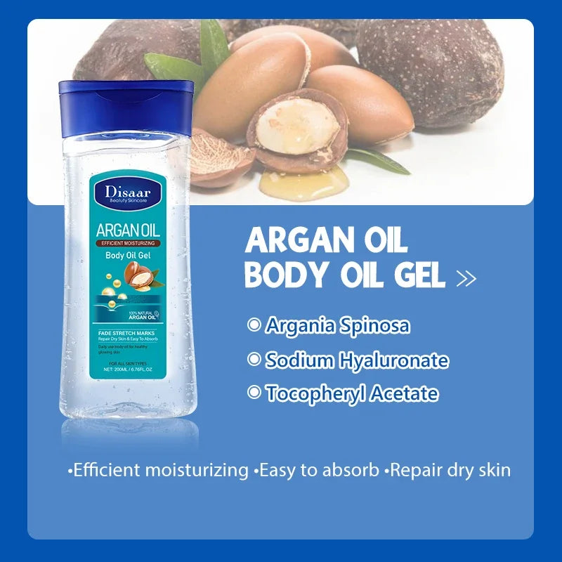 Disaar-Huile essentielle à la vitamine C pour peau lisse, 200ml, extrait d'e Vera, anti-rides, hydratant, soins de la peau aux haricots de cacao