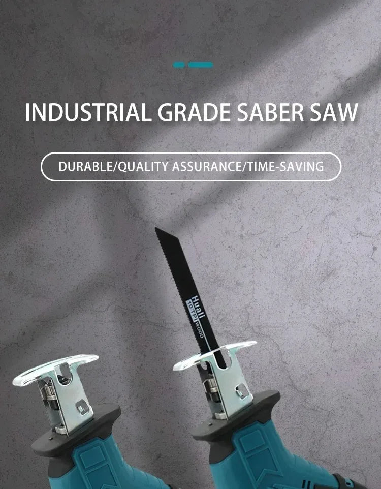 Scie sauteuse sans fil Makita 18V ML-505, scie à chaîne électrique, outil électrique portable pour la coupe du bois, du métal et des tuyaux
