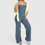 2026 décontracté Fiess jambe droite pour les femmes doux respirant sans gêner Leggings cravates Yoga pantalons de sport à jambes larges