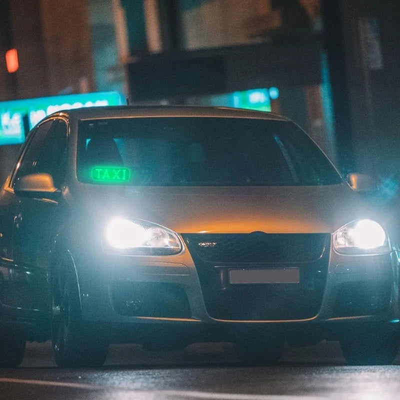 Panneau fenêtre voiture à lumière LED avec USB interrupteur marche/arrêt pour covoiturage, panneau lumineux