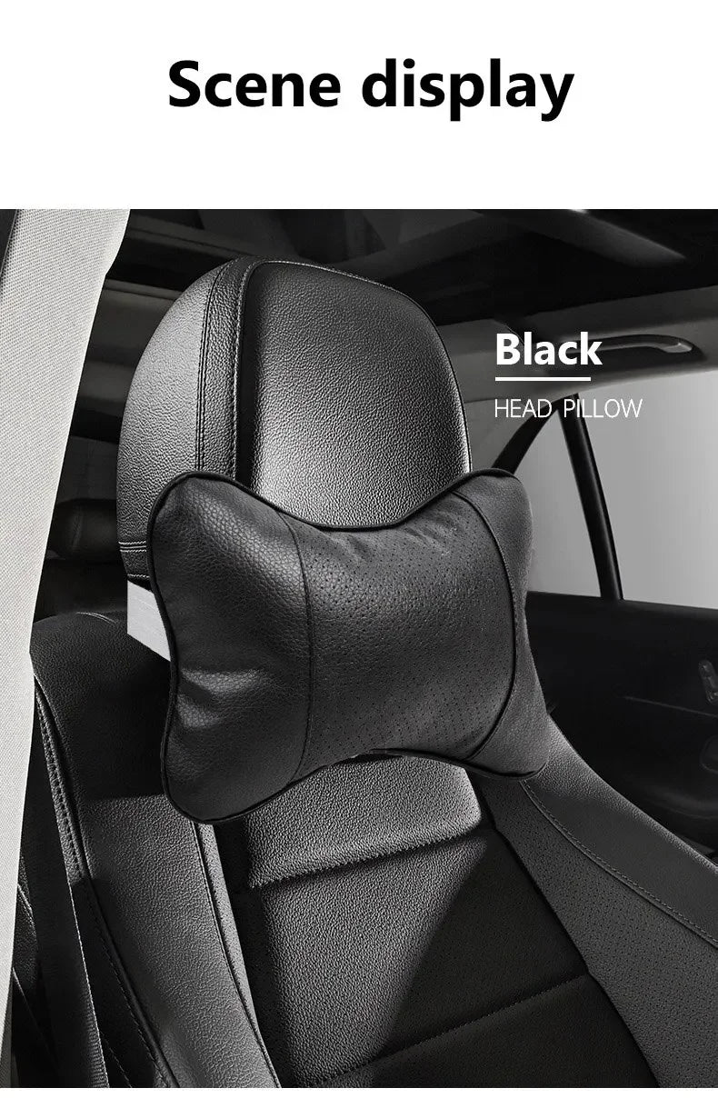 Appui-tête de siège de voiture avec maille respirante, sécurité automobile, repose-tête et cou, oreiller relaxant, coussin, protection automobile