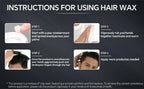 Pâte à cheveux finition mate pour hommes, à base d'eau, Texture mate, coiffeur, pommade en argile, idéale pour tous les cheveux masculins