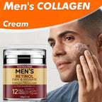 Crème pour le visage raffermissante au rétinol pour homme, soin de la peau, hydratant, au collagène, éclaircissant, lisse, déformable, traitement