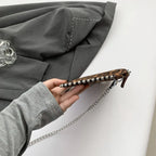 Sacs à bandoulière Design de couleur unie pour femmes chaîne de mode sacs à Main de téléphone portable Sac à bandoulière de mode Sac A Main femme