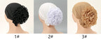 Mousseline de soie pour femmes musulmanes, panhua, chapeau astronomique fin, enveloppement de la tête Islam, turban arrière, bande de sauna féminine, document solide