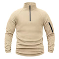 Vestes polaires tactiques pour hommes, vêtements militaires, vestes chaudes, pull à fermeture éclair, coupe-vent, sweat-shirt thermique de randonnée, manteaux épais