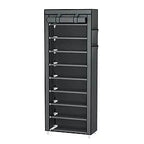 Étagère à chaussures simple avec rangement anti-poussière, armoire à chaussures multi-niveaux, support de rangement pour entrée de dortoir