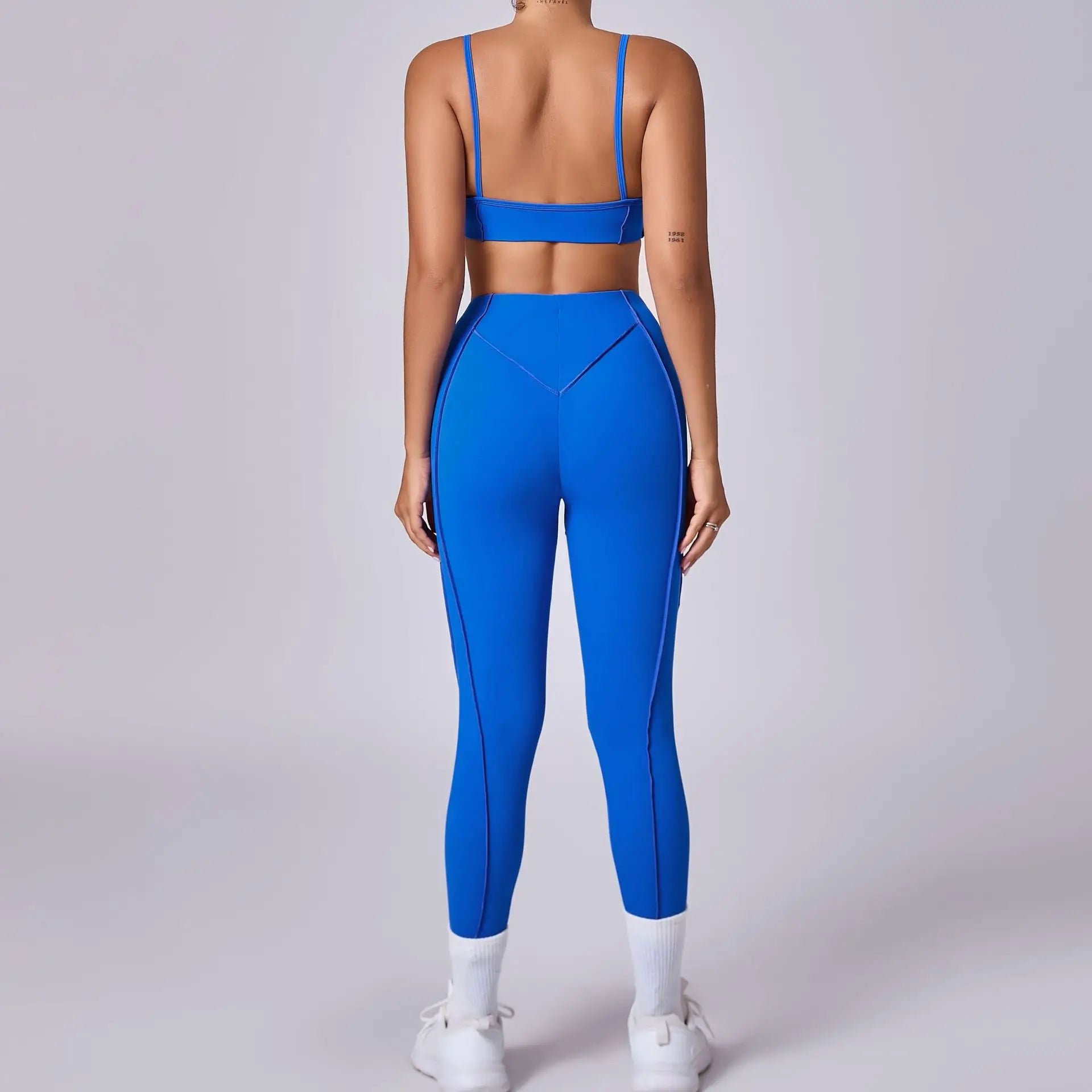 Ensemble de yoga pour femme, survêtement d'entraînement, legging athlétique imbibé, legging push-up de gym, soutien-gorge de fitness, vêtements de sport, vêtements actifs, nouveau
