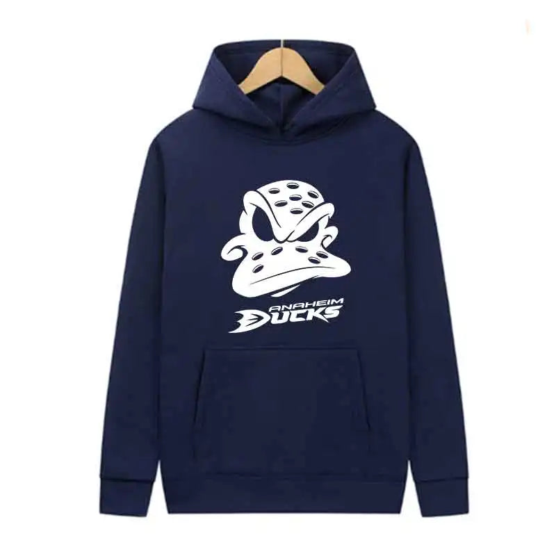 Sports de plein air Jogging à capuche canards imprimer tendances de la mode hauts automne hommes décontracté Streetwear pull printemps unisexe vêtements