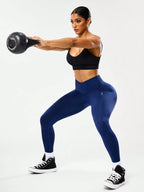 Leggings de fitness taille haute pour femmes, contrôle du ventre, cul de pêche, avec dos en V, respirants, à séchage rapide et surélevés, les plus vendus
