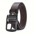 Ceinture pour hommes d'affaires de mode véritable marque de luxe ceinture boucle en métal ceinture en cuir PU de haute qualité ceinture souple avec pantalon Cargo jean