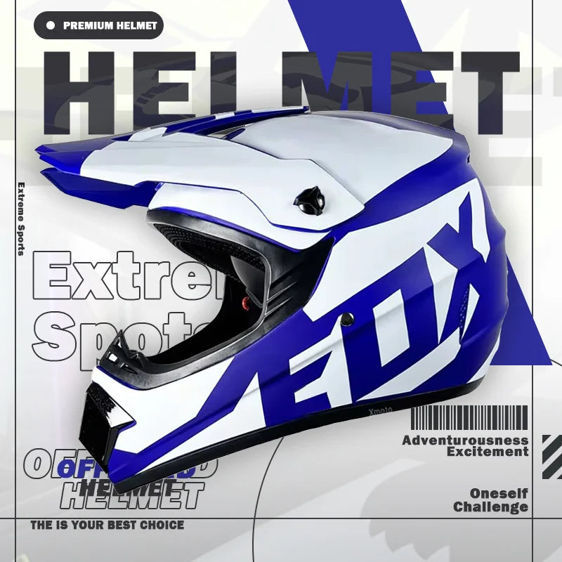 Casque de sécurité de Motocross unisexe certifié DOT ABS pour hommes femmes vélo descente ATV Protection de tête de moto