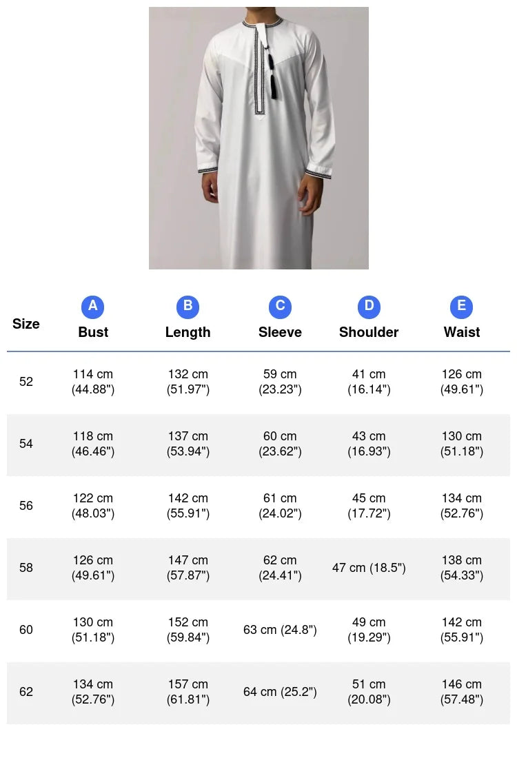 Hommes musulmans à manches longues Robe pull Aman Abaya Jubba Thobe pour hommes saoudien arabe caftan Islam vêtements Rayer Robe Afghan mâle