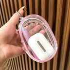Mini sac de rangement Portable à fermeture éclair transparente, porte-clés poupée de dessin animé, jouet pour enfants, boîte mystère, organisateur pour écouteurs, chargeur, sac cadeau