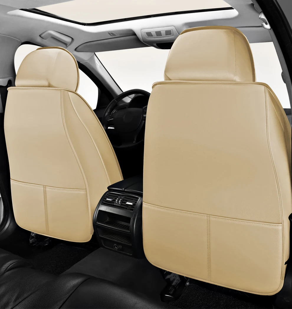 Coussin de siège auto ergonomique – Cuir Nappa et soie glacée, éponge haute résilience, confort toutes saisons pour la plupart des véhicules