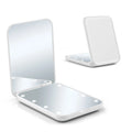 Mini miroir de maquillage LED miroirs de vanité portables avec lumière 1X 2X miroir de poche grossissant miroirs de vanité cosmétiques pliables