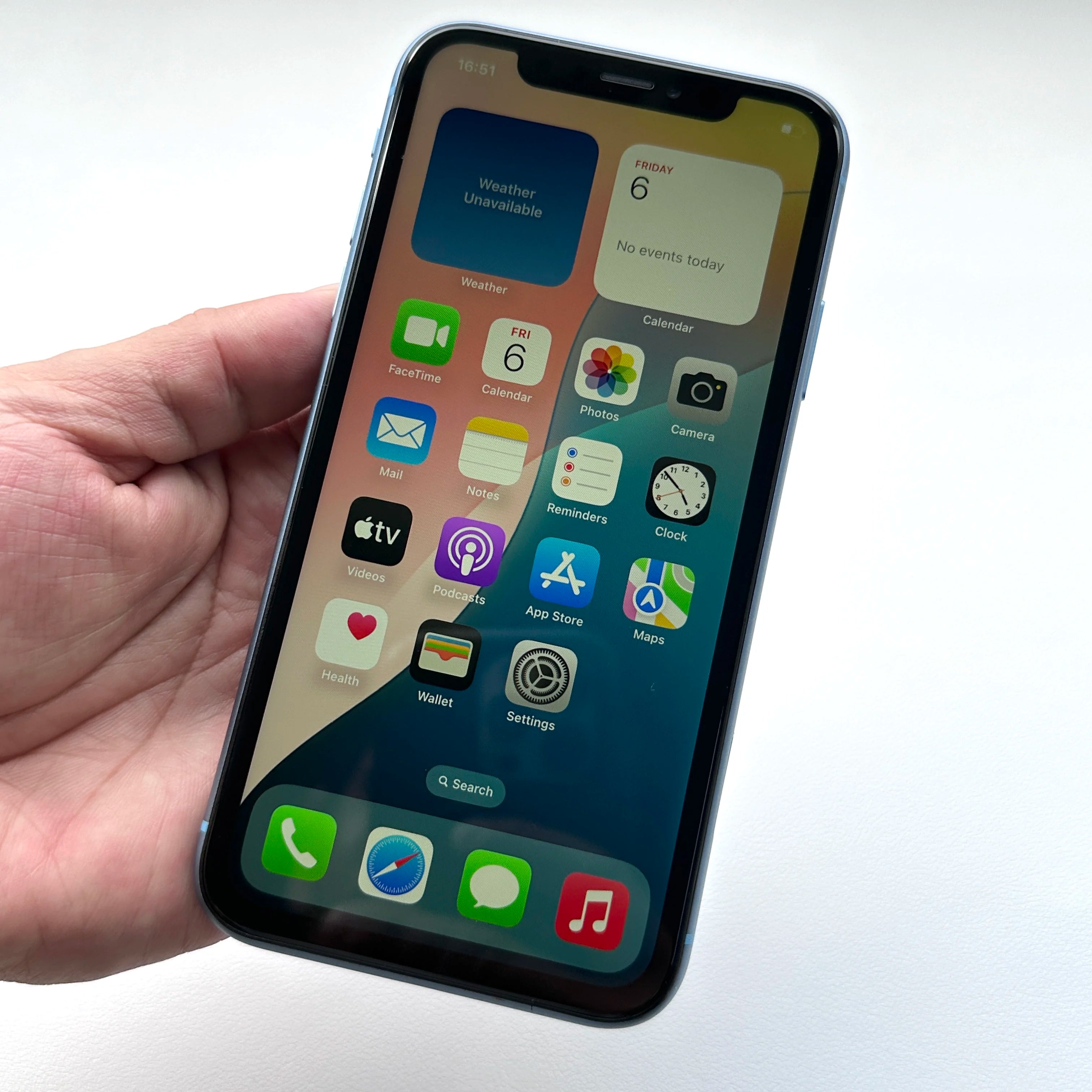 Téléphone portable d'origine iPhone XR 4G LTE 6.1 "affichage 64GB/128GB ROM 3GB RAM 12MP A12 Bionic IOS téléphone portable débloqué