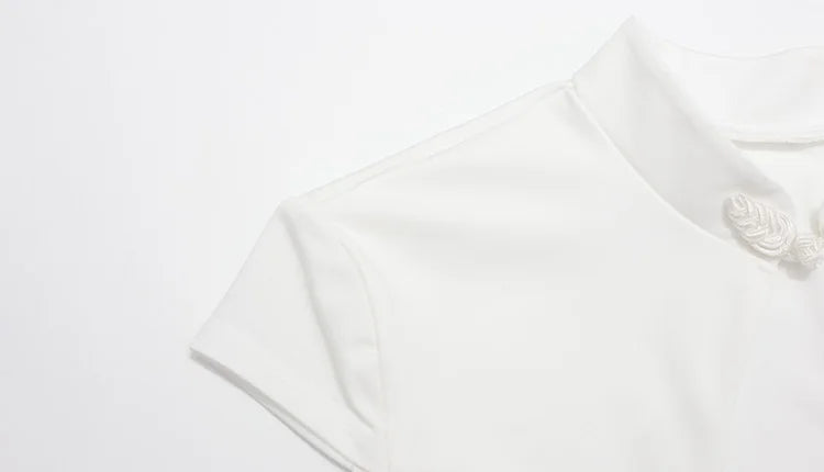 Ahagaga Fashion T-shirt d'été polyvalent pour femme, style club, avec découpe à la poitrine, manches courtes, effet taille cintrée, Y2k, sexy et décontracté