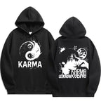 KPOP 4ème Album "KARMA" Sweat à capuche surdimensionné unisexe du même style FELIX HAN BANGCHAN CHANGBIN HYUNJIN LEE KNOW K-POP Merchandise Vêtements