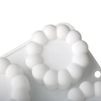 Moule à gâteau cylindrique en Silicone ondulé en dentelle, 6 ou 12 cellules, outils de fabrication de desserts de fête, moule à gâteau en Mousse, fournitures de pâtisserie de cuisine