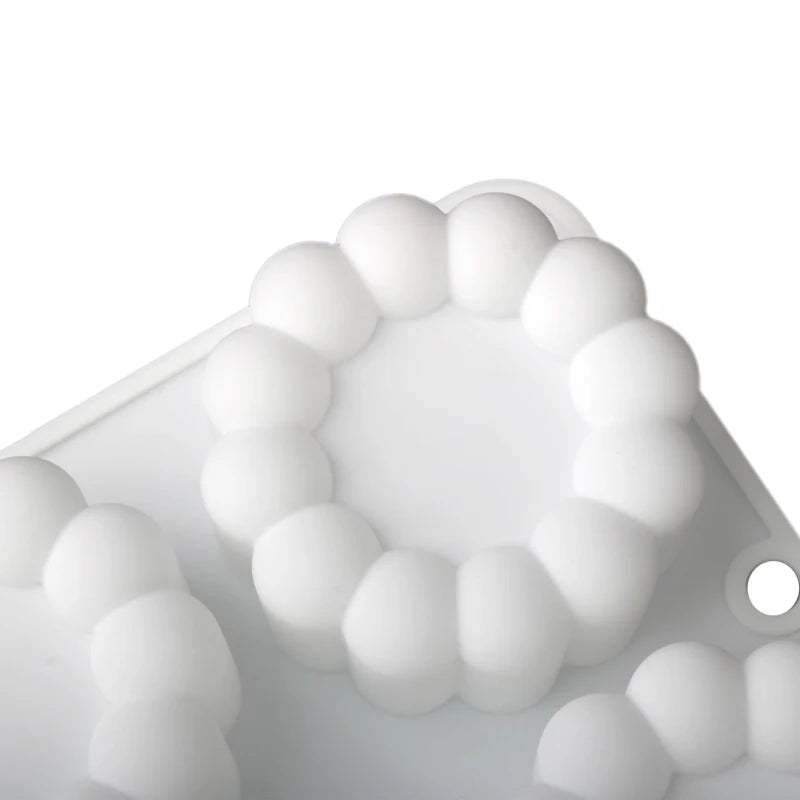 Moule à gâteau cylindrique en Silicone ondulé en dentelle, 6 ou 12 cellules, outils de fabrication de desserts de fête, moule à gâteau en Mousse, fournitures de pâtisserie de cuisine