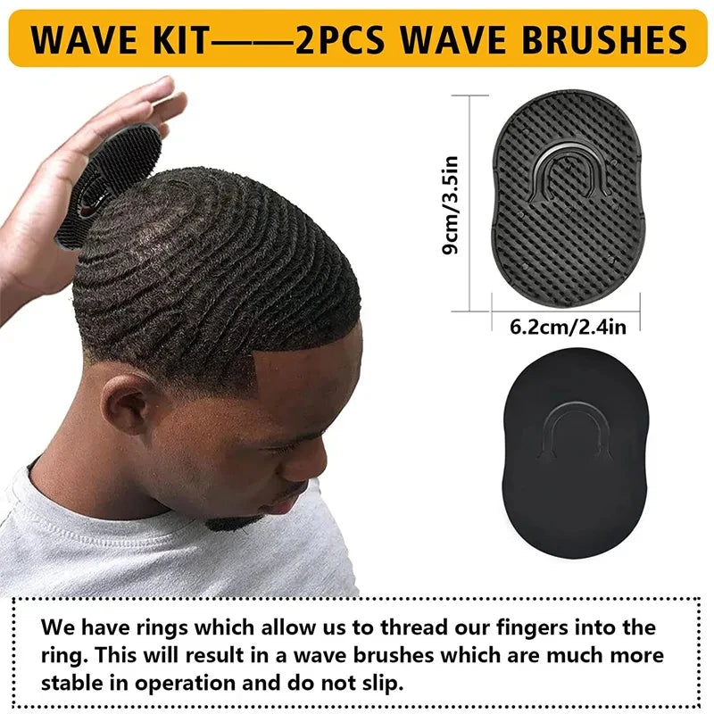 Gel ondulé 360 pour contrôle des frisottis, crème nourrissante à forte tenue pour cuir chevelu, pommade naturelle Anti-perte de cheveux en argile pour hommes noirs africains