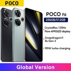 Smartphone POCO F6 5G version globale, charge turbo 90W, Snapdragon 8s Gen 3, NFC, 5000 mAh, écran AMOLED Flow DotDisplay 6,67 pouces 120 Hz