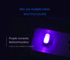 Mini USB LED lumières d'ambiance voiture intérieur néon lampe décorative éclairage de secours universel PC Portable Plug and Play