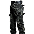 Pantalon de travail tactique résistant à l'eau pour hommes, poches multiples, Fans militaires d'extérieur, pantalons décontractés, Style américain printemps automne