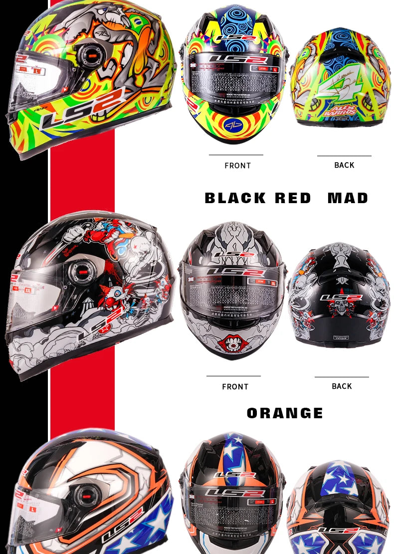 LS2 Casque intégral Masculino ls2 FF358 Motocross course homme femme Casco Moto Casque sans pompe qualité approuvée ECE