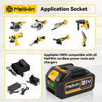 MELLWIN 3500 tr/min scie sauteuse électrique sans fil 31 lames scie courbe sans fil outil de travail du bois multifonction pour Makita broche de batterie 18V
