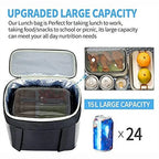 Sac thermique sacs à déjeuner portables sac isotherme alimentaire sacs à Bento impression or lettre série voyage pique-nique stockage sacs de glace