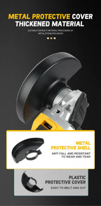 DEWALT DCG405 125mm 18V batterie au Lithium sans brosse tête plate meuleuse d'angle Machine-outil nue Machine de découpe outils électriques combo se